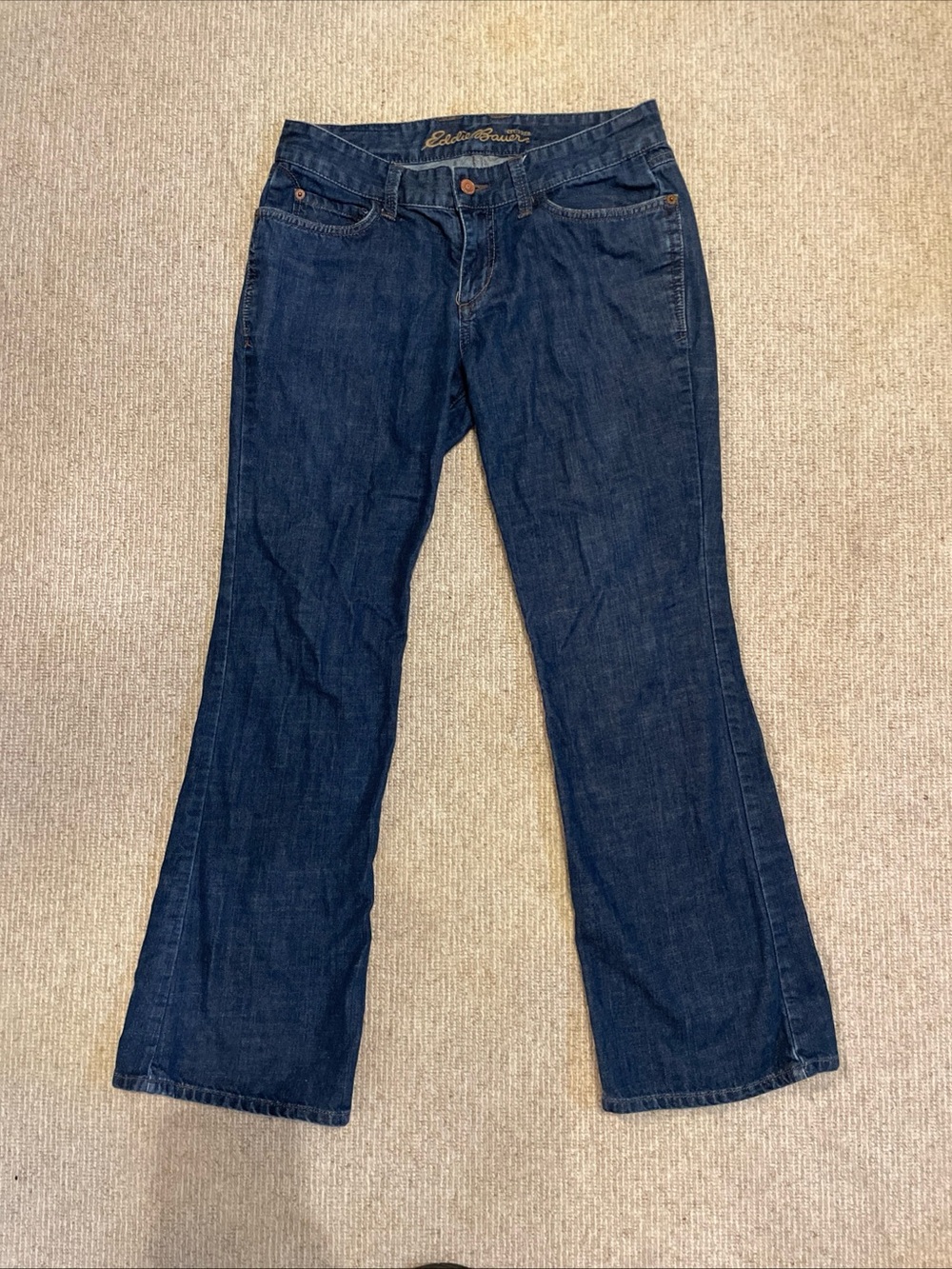 Eddie Bauer Women's Dark Indigo Flare Jeans 4P